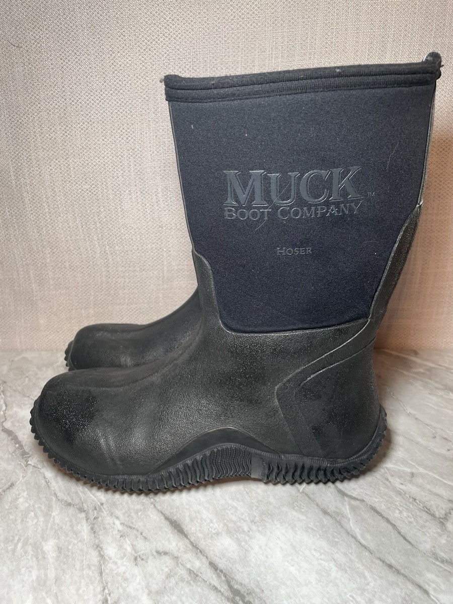 Muck Hoser Work Chore Boots Mens Size 7/7.5‎ Wms 8/8.5 Black Boots Mens/Womans Muck Men main image 4