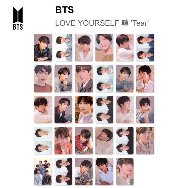 BTS LOVE YOURSELF 轉 'Tear' Official Photocard KPOP Special Gift