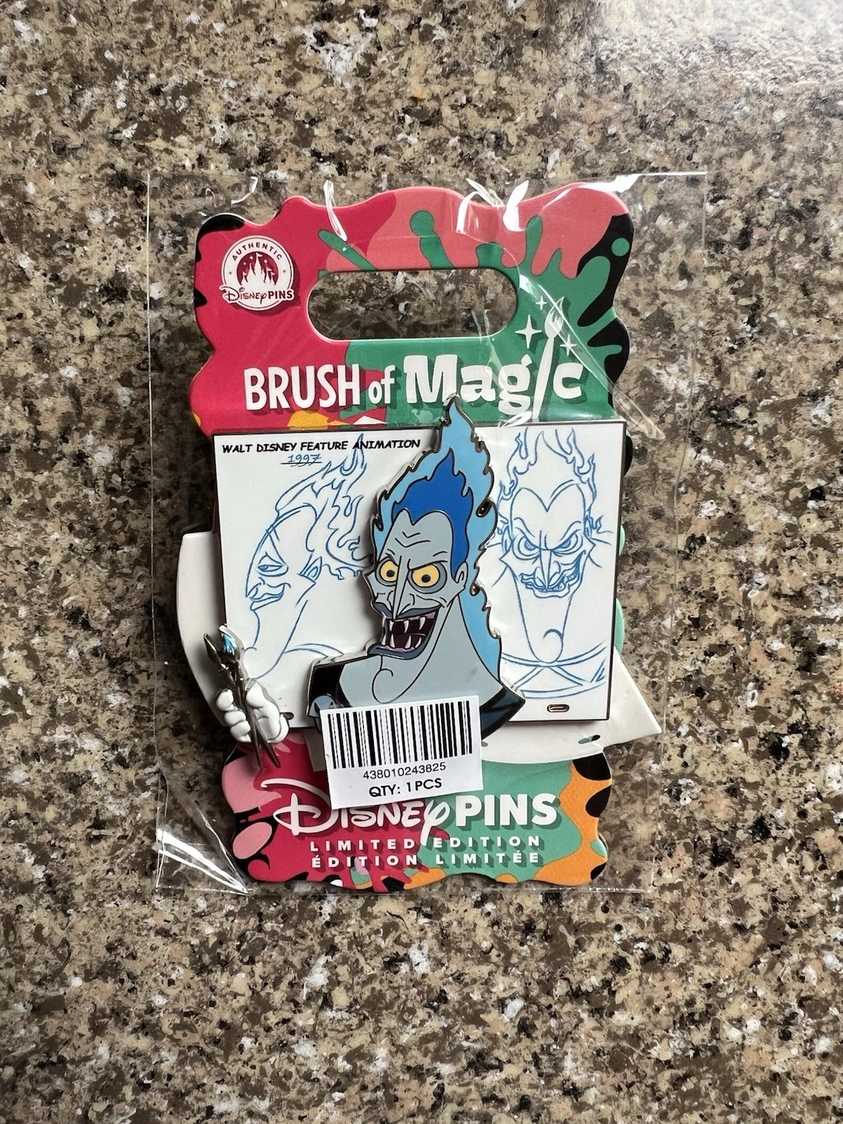 2026 Brush of Magic Pin - Hades - Hercules- Limited Edition Of 3750- Disney Pin