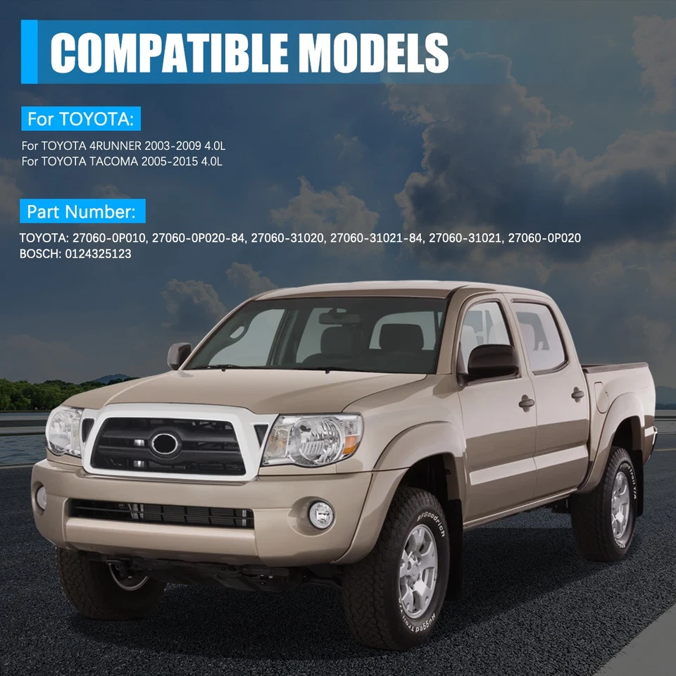 New Alternator`For Toyota Tacoma 4.0L V6 2005 2006 2007 2008 2009 2010-2014 2015 - Imagem 2 de 4