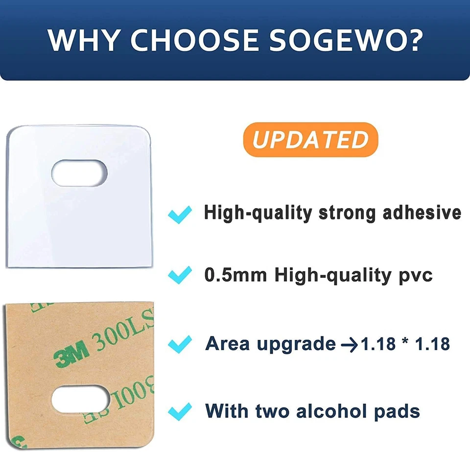 (30 Set/ 60 Pieces) Clear Vertical Blind Repair Tabs, Vertical Blind Repair Kit, - Image 4 of 4