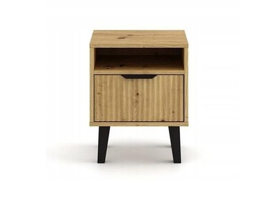 SCANDI 1S SLIM NACHTTISCH, ARTISAN OAK