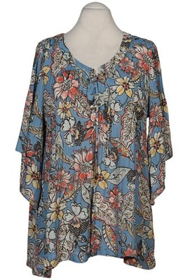 Kriss Sweden Bluse Damen Oberteil Hemd Hemdbluse Gr. XXL Blau #zyx523a