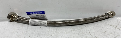 Proflo PFX146322 3/8'' Stainless Steel and PVC Reinforced Sink Connectors
