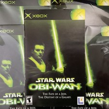 Star Wars Obi-Wan Microsoft Original XBOX Instruction Manual Only