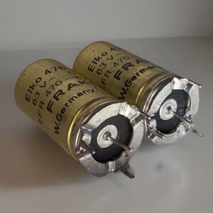 Vintage Elko-Kondensator von Frako Typ GPF, 15000 µF / 25 V, Capacitor