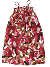 Red Floral Smocked Spaghetti Strap Long Sundress - A New Day - Size XS - NWT