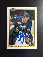 Scott Arniel Signed 1990-91 Topps Bowman Card Buffalo Sabres #243 Auto