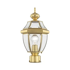 Livex Lighting - Monterey - 1 Light Outdoor Post Top Lantern in Traditional