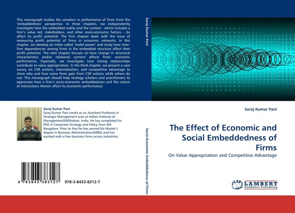 Saroj Kumar Pani | The Effect Of Economic And Social Embeddedness Of Firms-image