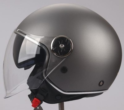 Jet Helmet With Double Visor Anthracite Matt 550 JFM ECE 2206 Approval Scooter