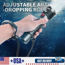 LED Diving Light 100m Waterproof Scuba Flashlight Underwater LED Dive Light Lamp