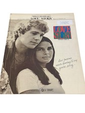 VTG 1970 Love Story Theme Sheet Music Ryan O  Neal Ali MacGraw Movie