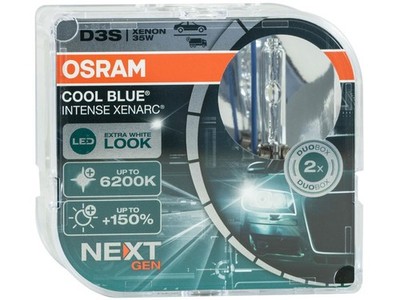 OSRAM XENARC Cool Blue Intense D3S   6200K   20% mehr Licht | Xenon Brenner