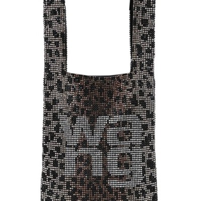 Alexander Wang crystal shopping purse