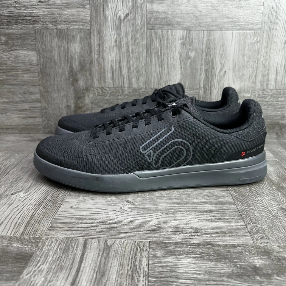 Zapatos planos de lona negros Five Ten Sleuth para hombre talla 10,5 HQ2115 Foto 2 de 4