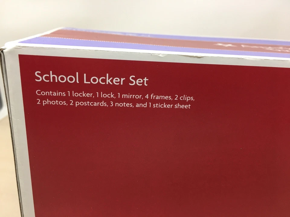 American Girl Doll Truly Me Green Metal School Locker & Accessories Retired New - Image 2 of 4