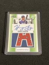 Henry Gargus 2018 Leaf Metal Perfect Game All American Patch Auto #d /8 Rookie
