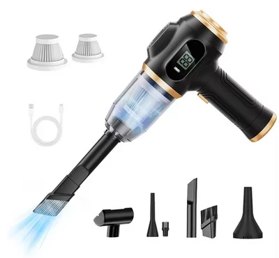Aspirabriciole Senza Fili, 26000Pa Aspirapolvere Auto Portatile, 4 In 1 Mini Asp  S1 306493945319