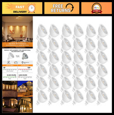 36 Pack MR16 LED Bulbs 5W GU5.3 12V Warm White 2700K 50W Halogen Equivalent, Non