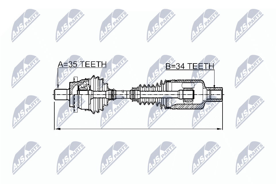 Left Front Drive Shaft For Mercedes E Class 2113301701 - Image 4