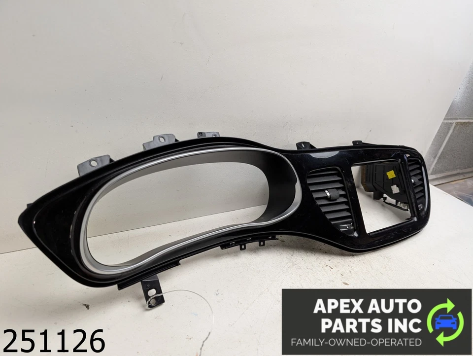 OEM 2013 Dodge Dart 1.4L SPEEDOMETER CLUSTER SCREEN DASH TRIM BEZEL PANEL — 第 3/4 张图片