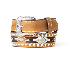 Ariat Southwest Fabric Inlay Brown - Accessories Belt Kids - A1308002