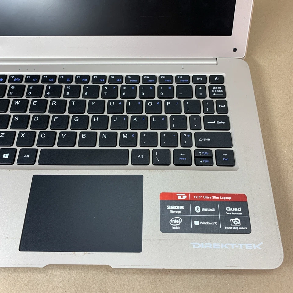 Direkt-Tek DTLAPC125-1 Laptop 12.5" 32GB Windows 10 Untested No Power Cord - Image 3 of 4