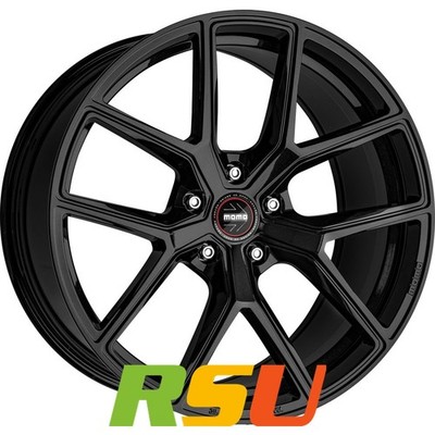 Momo RF01 stardust glossy black 8.5x19'' ET40 LK5 112 ML 66.6 Alufelgen 19 Zoll