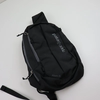Patagonia Atom 8L Sling Crossbody Bag Backpack Black Travel Purse School - Image 1 of 4