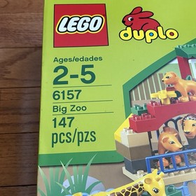 **New**Sealed** Rare Lego Duplo 6157 The Big Zoo Retired Hard to Find Animals