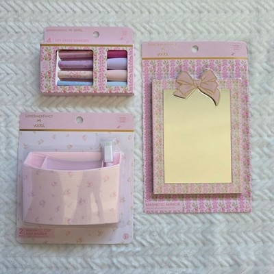 LoveShackFancy Target Yoobi magnets mirror magnetic cup supply kit  BUNDLE