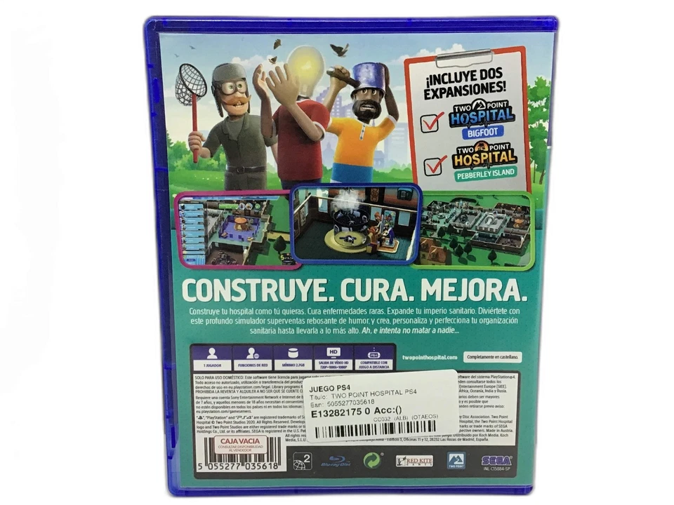 JUEGO PS4 TWO POINT HOSPITAL PS4 20076396, foto 2 de 5