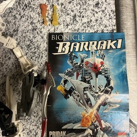 LEGO Bionicle 8921 Barraki Pridak 100% Complete With Instructions And 2 Squids