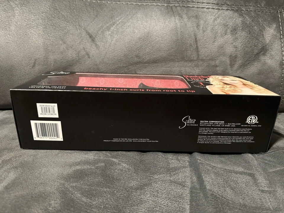 Colección Sultra Bombshell: varilla rizadora sin clip de 1 pulgada Foto 4 de 4