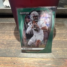 DJ Uiagalelei 2025 Panini Prizm Draft Picks grenn Prizm 