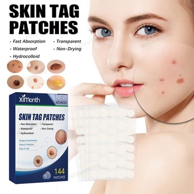 144stk Skin Tag Remover Patches Wart Removal Natür Inhaltsstoffe Sicher effektiv
