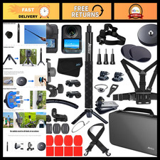 360 Accessory Kit for Osmo - Magnetic Mount, Carrying Case, Selfie Stick, Screen