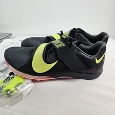 Nike Air Zoom LJ Elite Black Anthracite Track Spikes Men's Size 10 CT0079-001