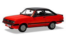VANGUARDS 1/43 1976 FORD ESCORT MK2 RS2000 CARNIVAL RED WITH BLACK ROOF VA14910