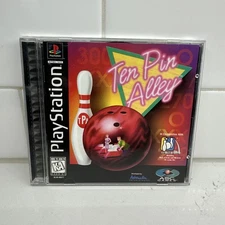 Ten Pin Alley PS1 PlayStation 1 - Complete CIB Bowling Video Game