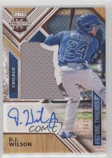 2018 Elite Extra Edition Future Threads Silhouette 291/299 DJ Wilson Auto 14md