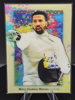 #ad 2024 Goodwin Champions Splash of Color 3D Lenticular Miles Chamley Watson $8.00