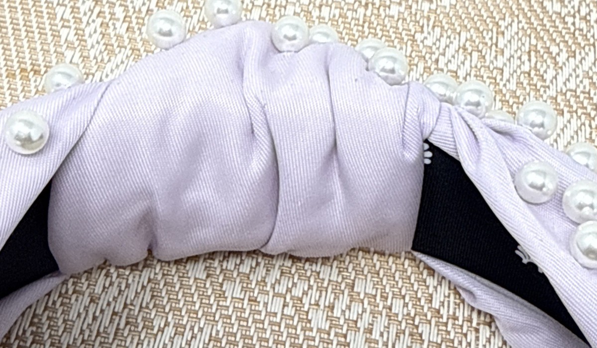 Lele sadoughi Liquid lavender knotted headband NEW Lele Sadoughi x Stoney Clover Lane main image 4