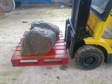  2 Large Granite Garden Rocks ,Rockery Stone Boulders ...222 kg and 214 kg