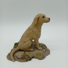 Teviotdale Golden Labrador Figurine By Deborah Edlmann 1982 Signed