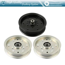 3pc Deck Belt Pulley Kit For Cub Cadet MTD Troy Bilt 756-04511B 756-05042