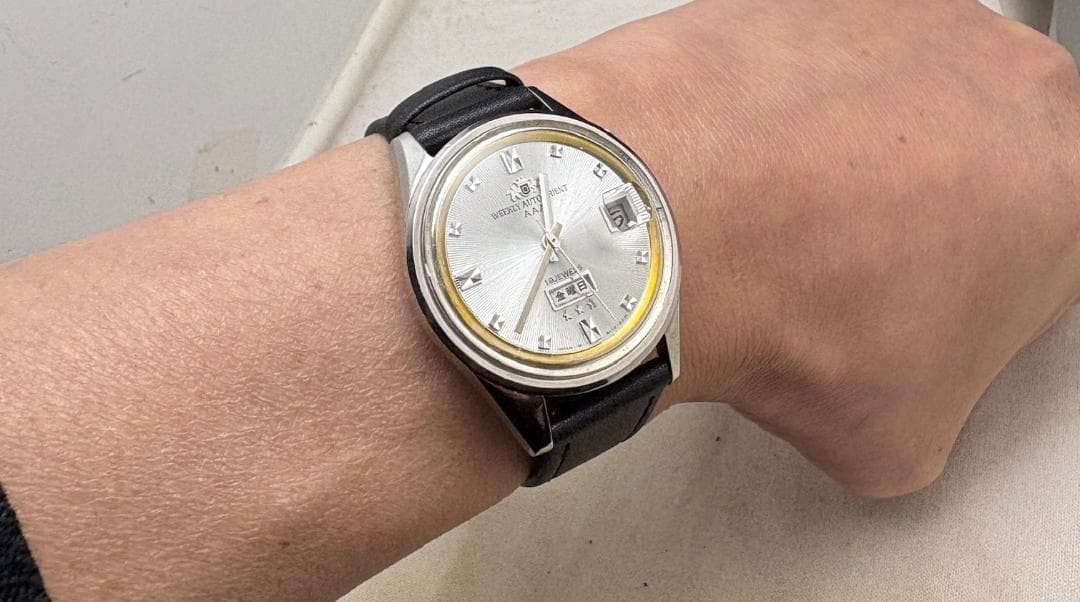 Orient Automatic Weekly Vintage Timepiece 37mm 45… - image 2