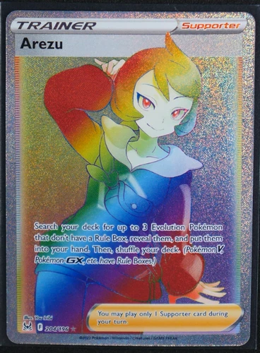 Arezu (Secret) Holo Secret Rare #204/196 SWSH11: Lost Origin NM