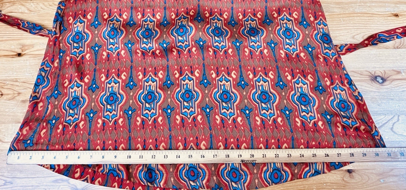 TINY Dress Medium Red Aztec Print Anthropologie R… - image 22